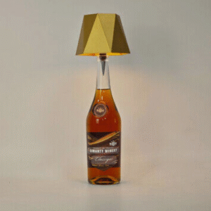 Licor bottle lamp
